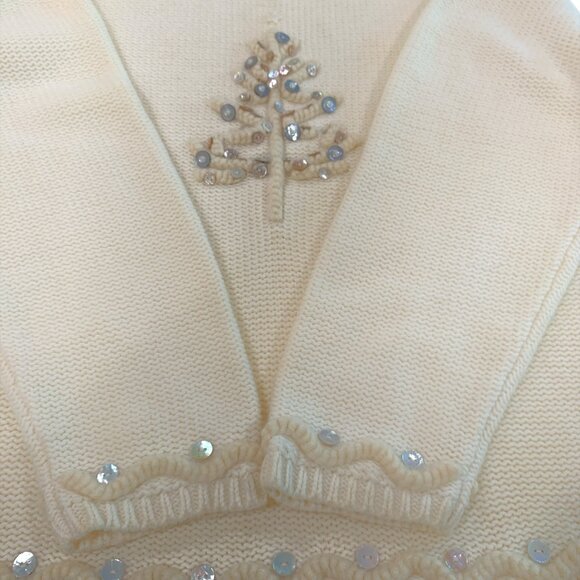 Coldwater Creek Women's Knitted Christmas Sweater Size XL - Picture 9 of 11